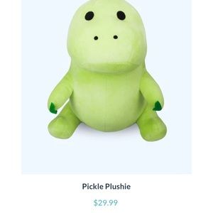 Pickle plushie